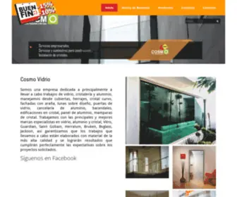 Cosmovidrio.com(Vidrios Templados) Screenshot