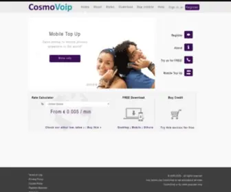 Cosmovoip.com(International calls) Screenshot