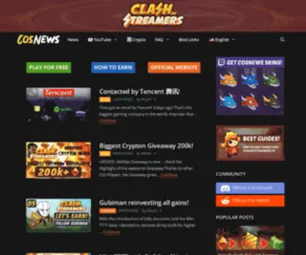 Cosnews.net(Clash of Streamers) Screenshot