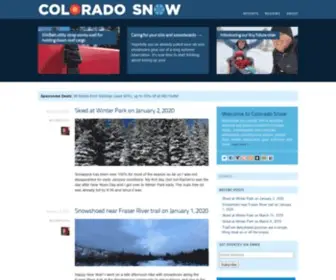 Cosnow.com(Colorado Snow) Screenshot