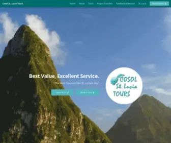 Cosol-Tours.com(Cosol St. Lucia Tours) Screenshot