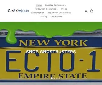 Cosoween.com(Shrouded Apparel) Screenshot