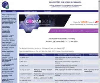 Cospar-Assembly.org(COSPAR Scientific Assembly) Screenshot