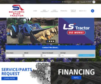 Cospertractor.com(Home Southern Star Tractor Alvarado) Screenshot