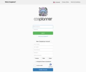 Cosplanner.net(The Planning App for Cosplay) Screenshot