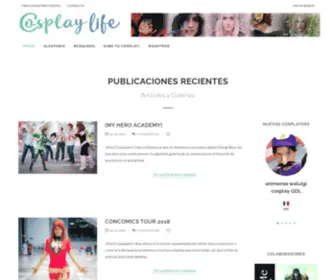 Cosplay-Life.com(Cosplay Life) Screenshot