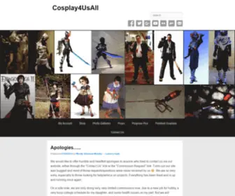 Cosplay4Usall.com(Cosplay4UsAll) Screenshot