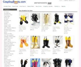 Cosplayboots.com(Cosplay Boots) Screenshot