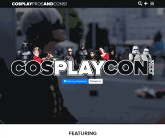 Cosplaycon.com(Cosplaycon) Screenshot