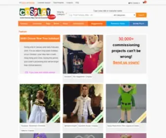 Cosplayfu.com(Custom Cosplay Costumes) Screenshot