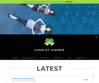 Cosplaysimmer.com(Video game custom content) Screenshot