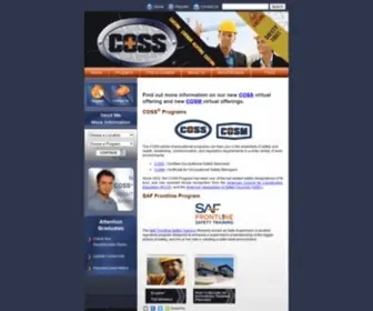 Coss.net(Certified Occupational Safety Specialist (COSS)) Screenshot