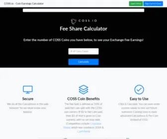 Cosscalc.com(Bovem Cornu LLC) Screenshot