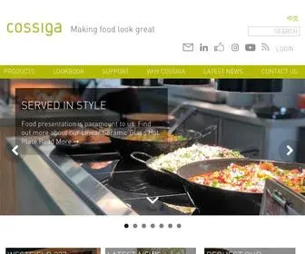 Cossiga.com(Countertop and standing display cabinets) Screenshot