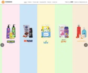 Cossmic.com(Soap Manufacturer) Screenshot