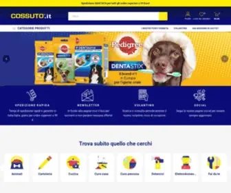 Cossuto.it(Articoli per la casa e cura della persona) Screenshot