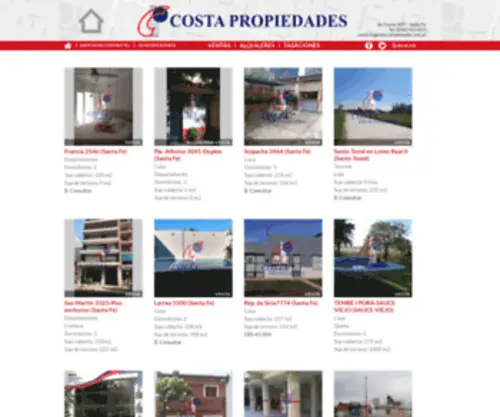 Costa-Propiedades.com.ar(Costa Propiedades) Screenshot