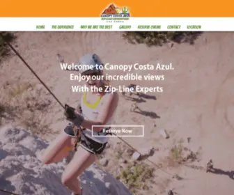 Costaazulziplines.com(Costa Azul Ziplines) Screenshot