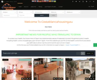 Costablancahousing.com(Finding Your dream) Screenshot
