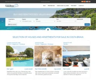 Costabravahouse.com(Agencia Inmobiliaria en Costa Brava) Screenshot