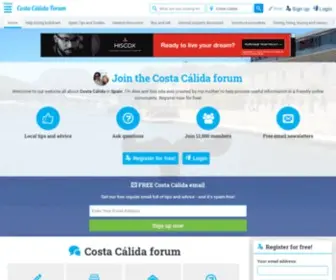 Costacalidaforum.com(Costa Cálida forum) Screenshot