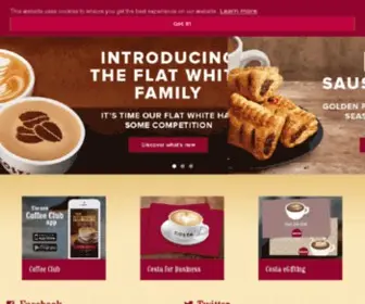 Costacoffee.com(Costa Coffee) Screenshot