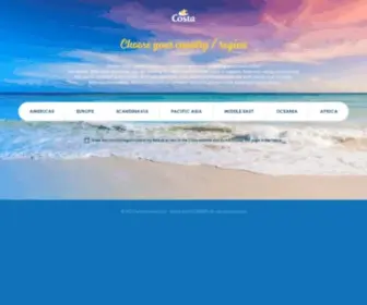 Costacruise.com(Vacation Cruise Packages) Screenshot