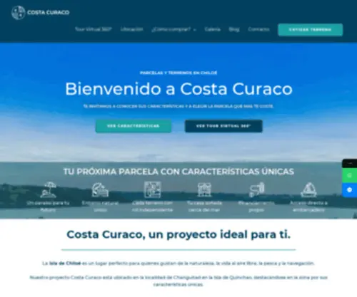 Costacuraco.cl(Costa Curaco) Screenshot