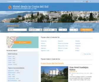 Costadelsolhotels.org(Costa del Sol hotels & apartments) Screenshot