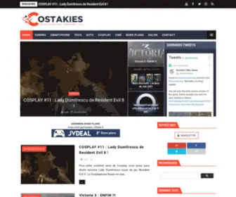 Costakies.com(COSTAKIES est un Web) Screenshot