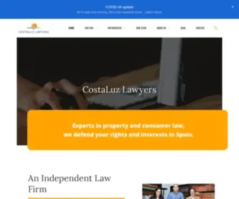 Costaluzlawyers.es(Costaluz lawyers) Screenshot