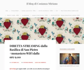 Costanzamiriano.com(Il blog di Costanza Miriano) Screenshot