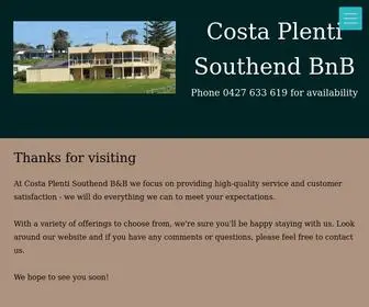 Costaplentisouthendbnb.com(Home) Screenshot