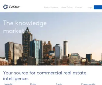 Costar.com(# 1 Commercial Real Estate Information Company) Screenshot