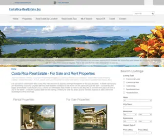 Costarica-Realestate.biz(Costa Rica Real Estate) Screenshot