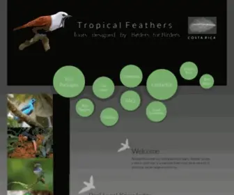 Costaricabirdingtours.com(Costa Rica Birding Tours by Tropical Feathers) Screenshot