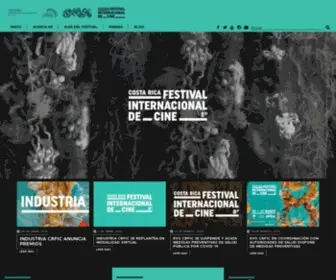 Costaricacinefest.go.cr(Costa Rica Festival Internacional de Cine) Screenshot