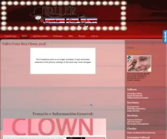 Costaricaclown.com(Taller Costa Rica Clown) Screenshot