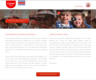 Costaricacursocolgatelideresensalud.com(Curso virtual de Docentes) Screenshot