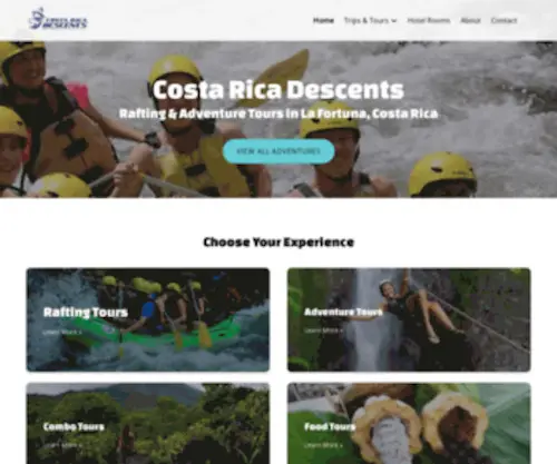 Costaricadescents.com(Costa Rica Descents) Screenshot