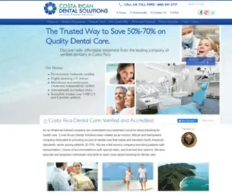 Costaricandentalsolutions.com(Costa Rica Dental Care) Screenshot