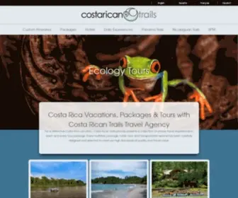 Costaricantrails.com(Costa Rica Vacations) Screenshot