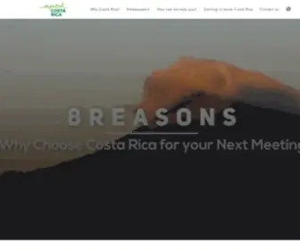 Costaricapuremeetings.com(Meetings and incentive travel in Costa Rica) Screenshot