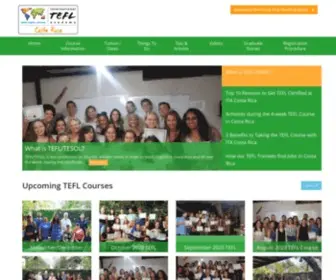 Costaricatesol.com(TEFL /TESOL Costa Rica) Screenshot