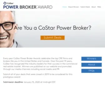Costarpowerbrokers.com(Power Broker Awards) Screenshot