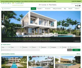 Costas-Casas.com(Costas & Casas Marbella Real Estate) Screenshot