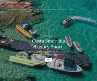 Costasmeraldaluxurysport.com(Costa Smeralda Luxury Sport) Screenshot