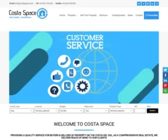 Costaspace.com(Costa Space) Screenshot