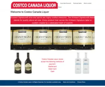 Costcocanadaliquor.ca(Costco Canada Liquor) Screenshot