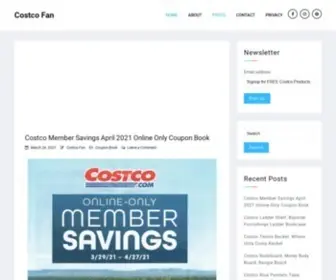 Costcofan.com(Costco Fan) Screenshot
